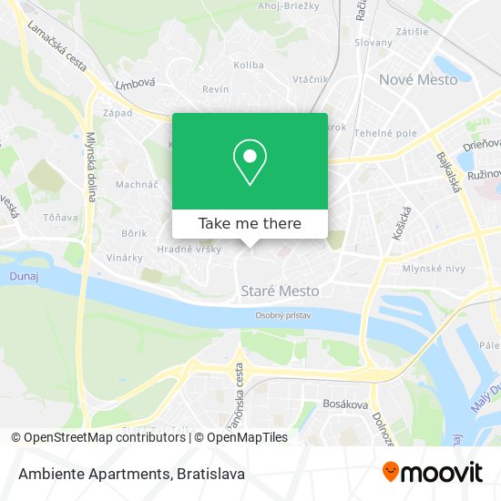 Ambiente Apartments map