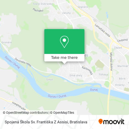 Spojená Škola Sv. Františka Z Assisi map