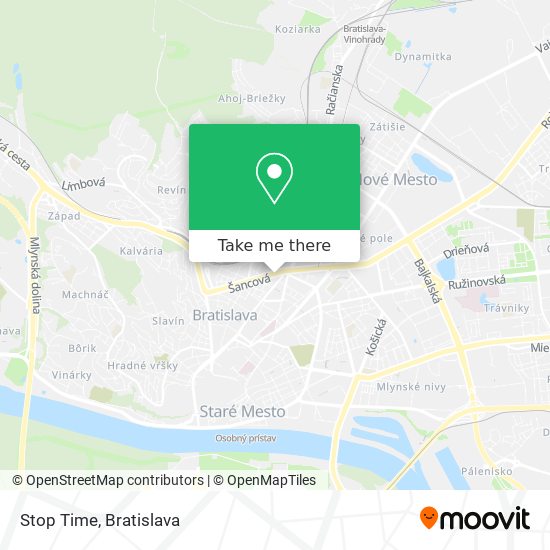 Stop Time map