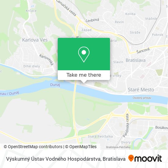 Výskumný Ústav Vodného Hospodárstva map