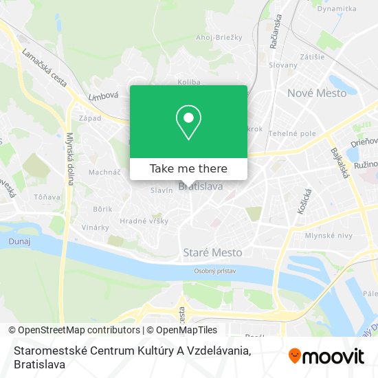 Staromestské Centrum Kultúry A Vzdelávania map