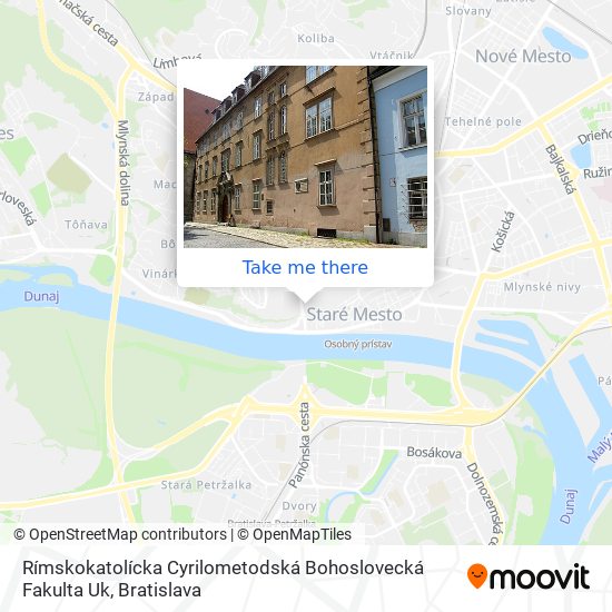 Rímskokatolícka Cyrilometodská Bohoslovecká Fakulta Uk map