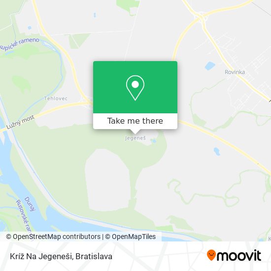 Kríž Na Jegeneši map