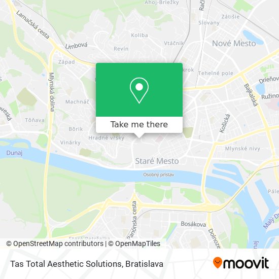 Tas Total Aesthetic Solutions map