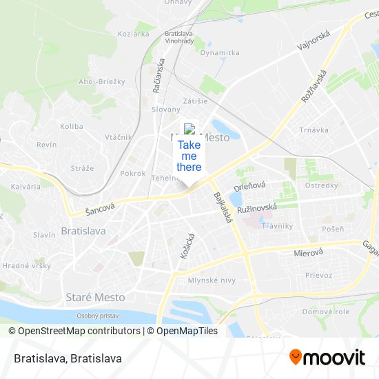 Bratislava map