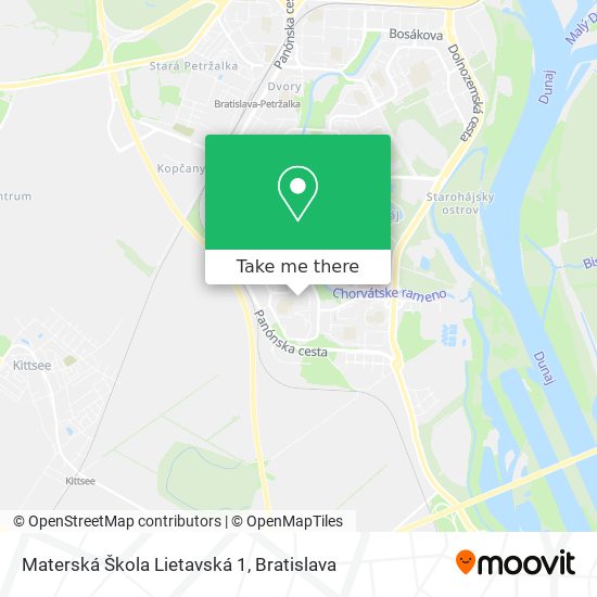 Materská Škola Lietavská 1 map