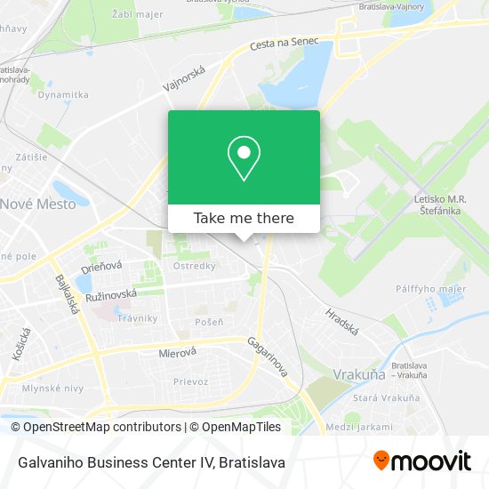 Galvaniho Business Center IV map