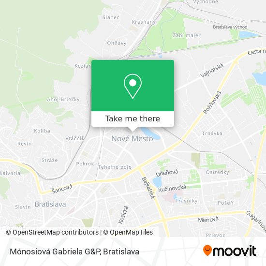 Mónosiová Gabriela G&P map