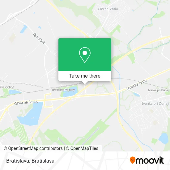Bratislava map