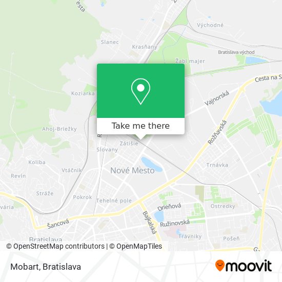 Mobart map