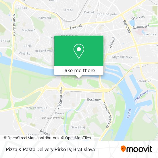 Pizza & Pasta Delivery Pirko IV map