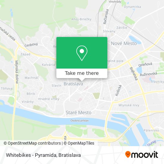 Whitebikes - Pyramida map