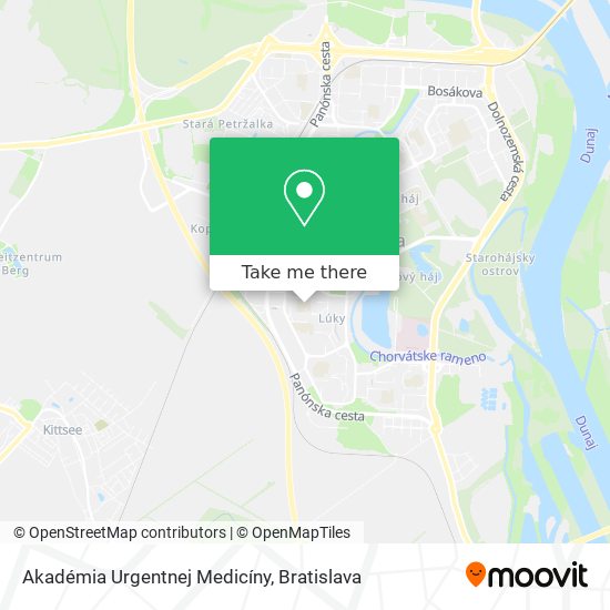 Akadémia Urgentnej Medicíny map