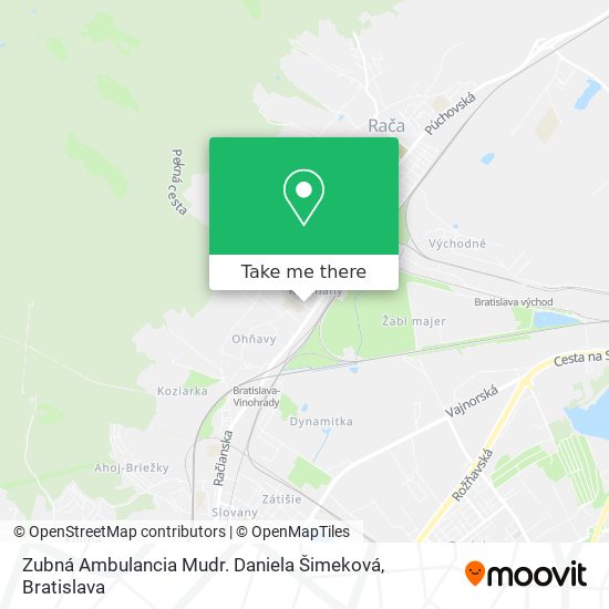 Zubná Ambulancia Mudr. Daniela Šimeková map