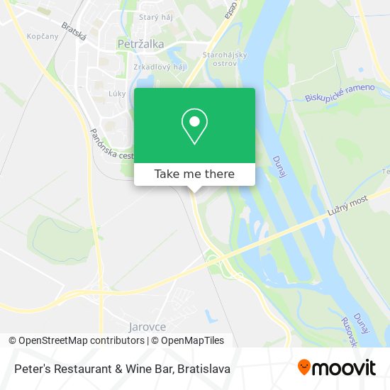 Peter's Restaurant & Wine Bar map