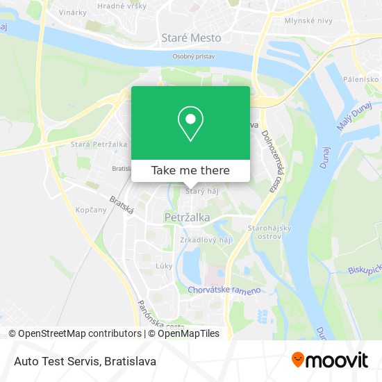 Auto Test Servis map