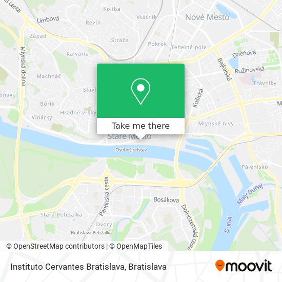 Instituto Cervantes Bratislava map