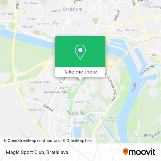 Magic Sport Club map