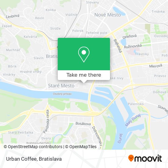 Urban Coffee map