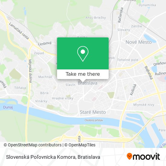 Slovenská Poľovnícka Komora map