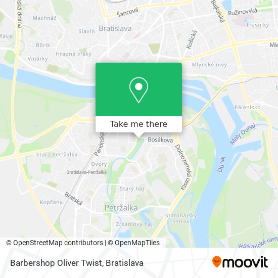 Barbershop Oliver Twist map