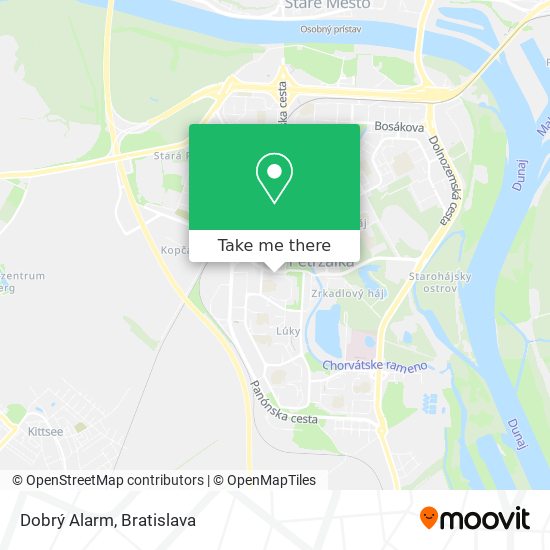 Dobrý Alarm map