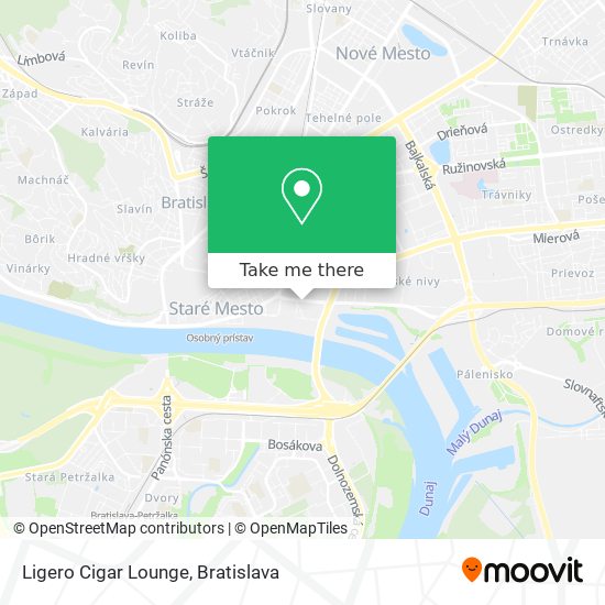 Ligero Cigar Lounge map