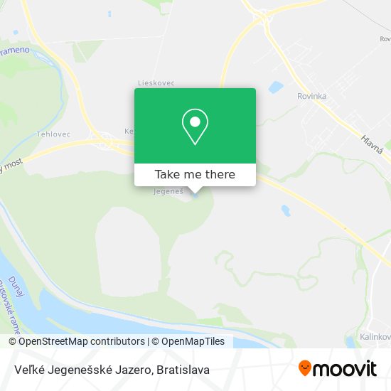 Veľké Jegenešské Jazero map