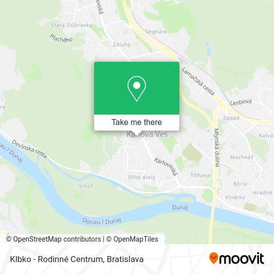 Klbko - Rodinné Centrum map