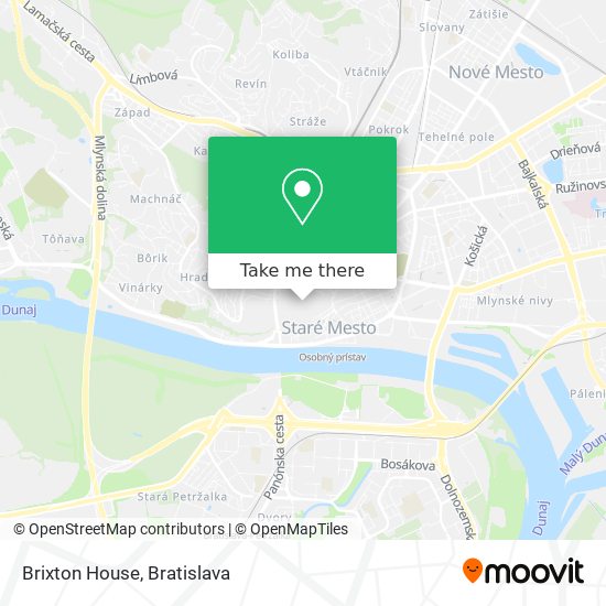 Brixton House map