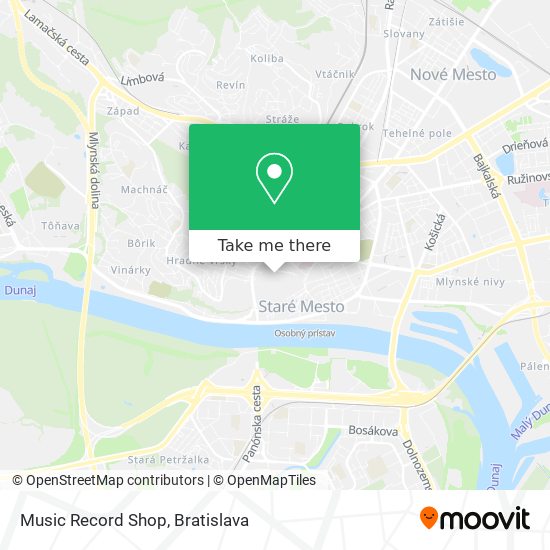 Music Record Shop map