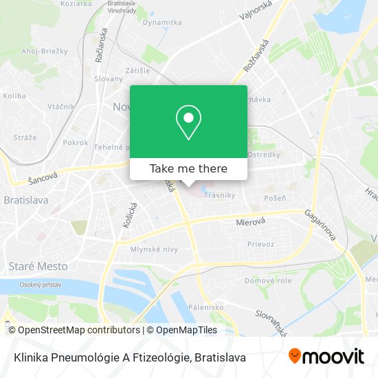 Klinika Pneumológie A Ftizeológie map