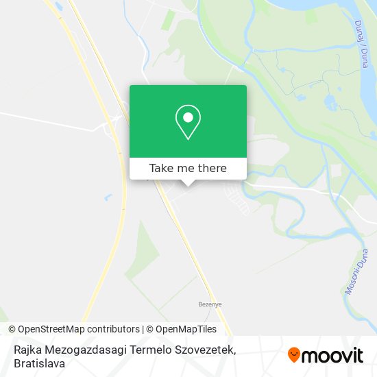 Rajka Mezogazdasagi Termelo Szovezetek map