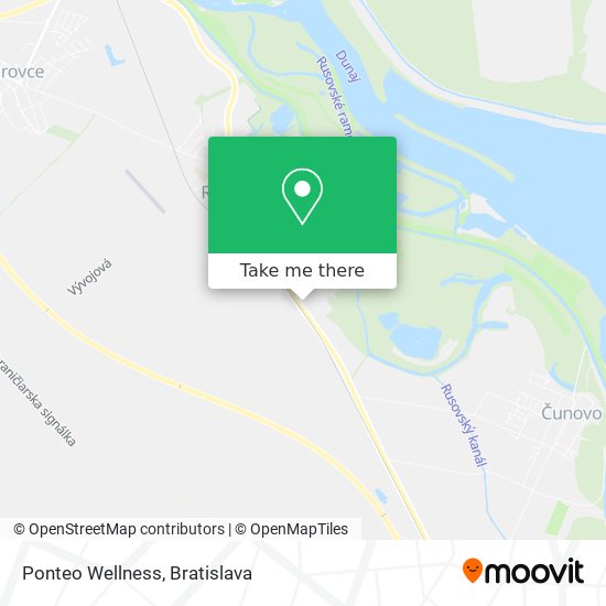 Ponteo Wellness map