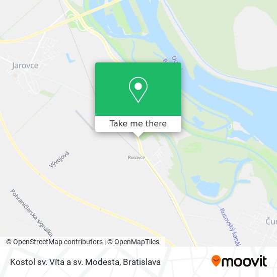 Kostol sv. Víta a sv. Modesta map