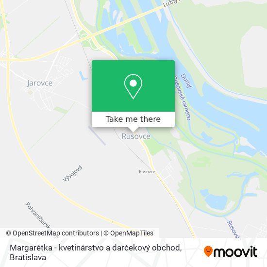 Margarétka - kvetinárstvo a darčekový obchod map