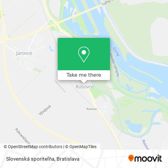 Slovenská sporiteľňa map