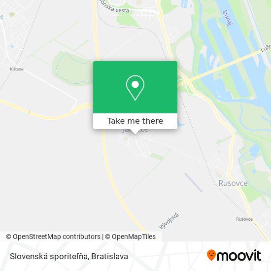 Slovenská sporiteľňa map