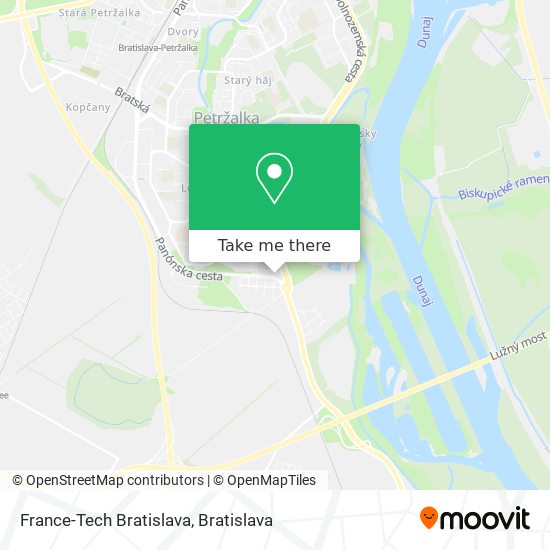 France-Tech Bratislava map