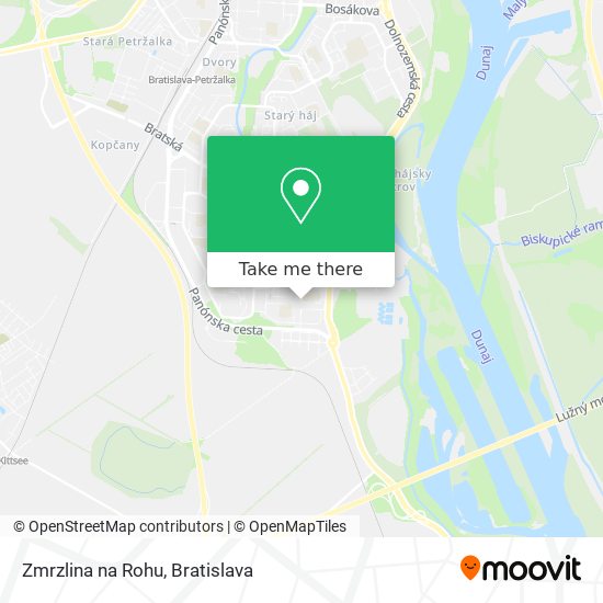 Zmrzlina na Rohu map