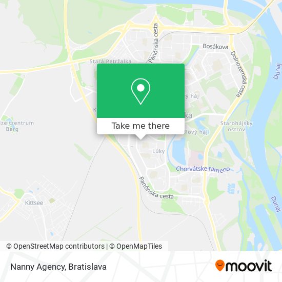 Nanny Agency map