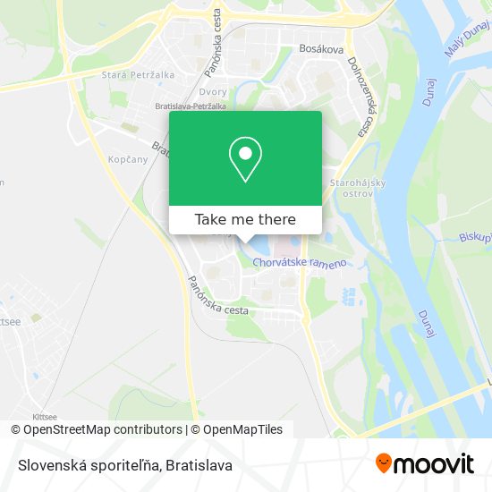 Slovenská sporiteľňa map