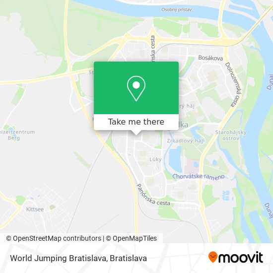 World Jumping Bratislava map