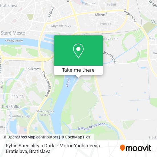 Rybie Speciality u Doda - Motor Yacht servis Bratislava map