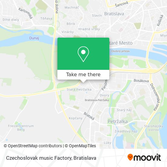 Czechoslovak music Factory map