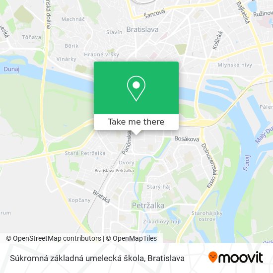 Súkromná základná umelecká škola map