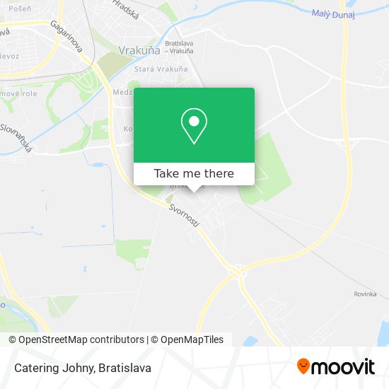 Catering Johny map