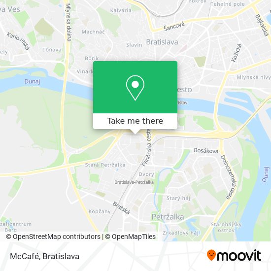 McCafé map