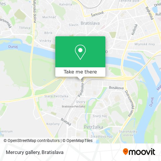 Mercury gallery map