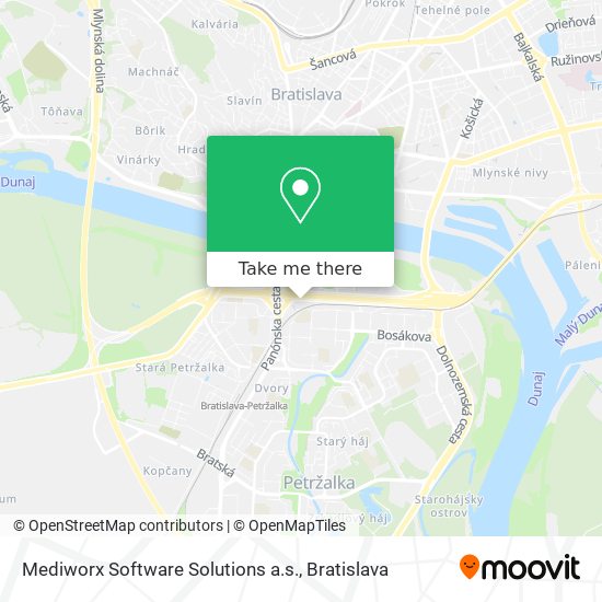 Mediworx Software Solutions a.s. map